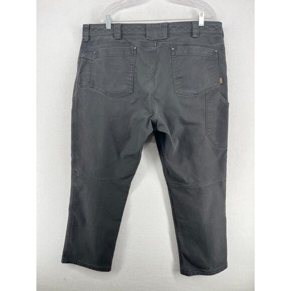 DULUTH Pants Mens 40X30 Flex Fire Hose HD Standard Fit Carpenter Work Black - Picture 2 of 16